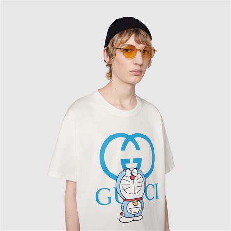 doraemon x gucci oversize t-shirt